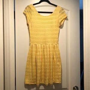 Adorable Yellow Fit and Flare